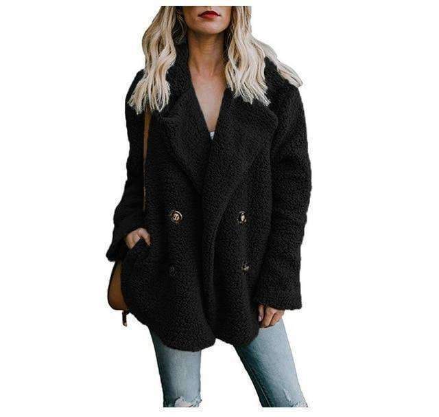 Cozy  Fuzzy Fleece Cardigan Coat