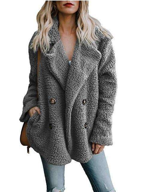 Cozy  Fuzzy Fleece Cardigan Coat