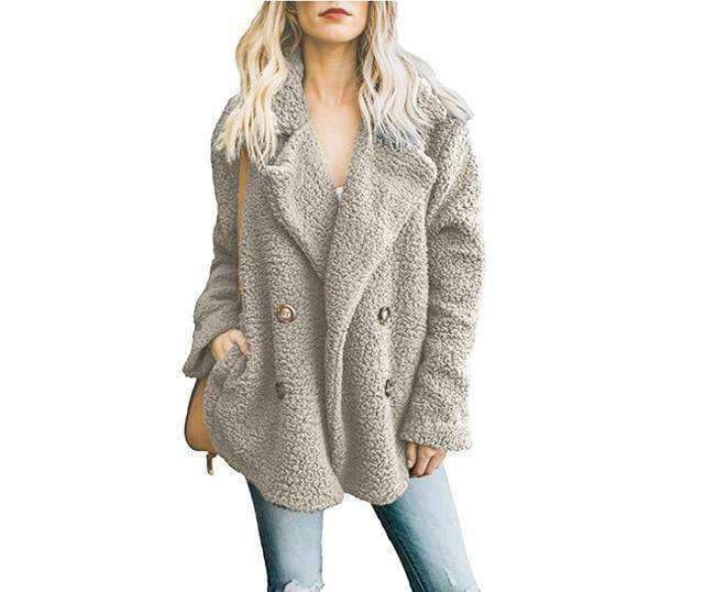 Cozy  Fuzzy Fleece Cardigan Coat