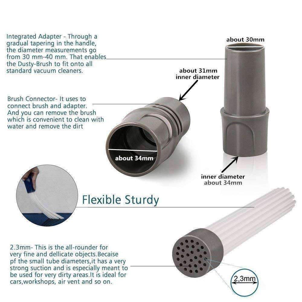 Dusty Brush Vacuum Cleaner Universal Attachment