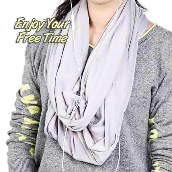 Infinity Travel Pocket Scarf