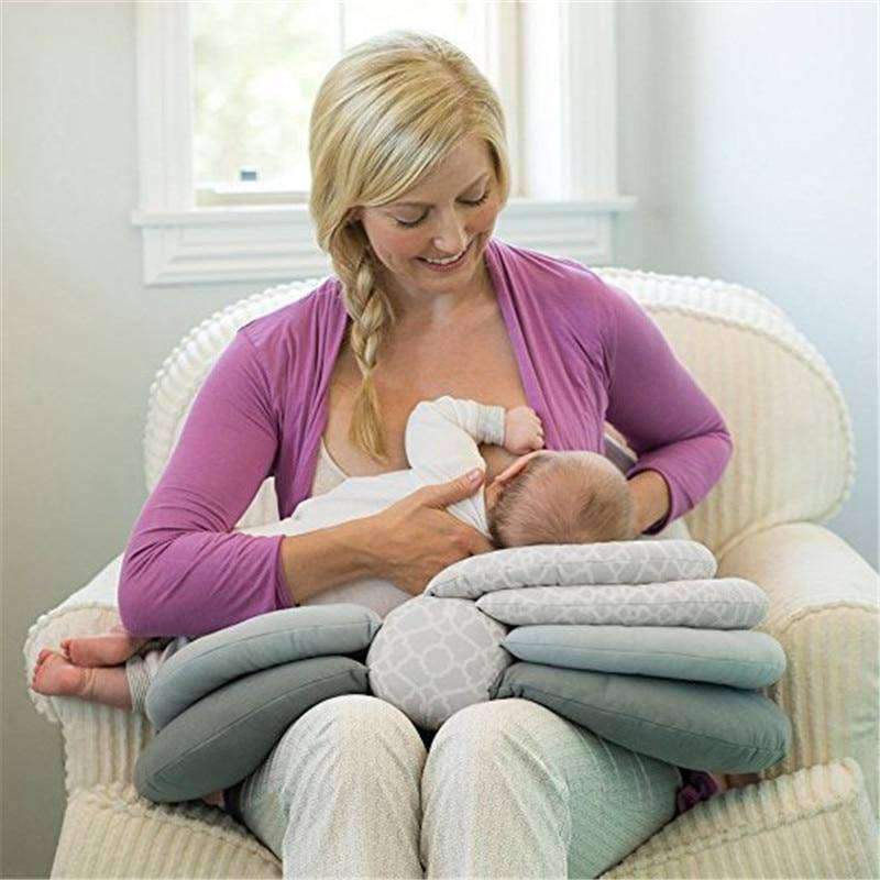 Layered Boppy Nursing Pillow