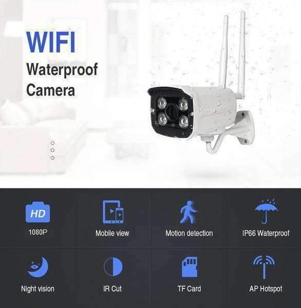 MEGA 1080P Outdoor Waterproof IP Cloud Security Camera