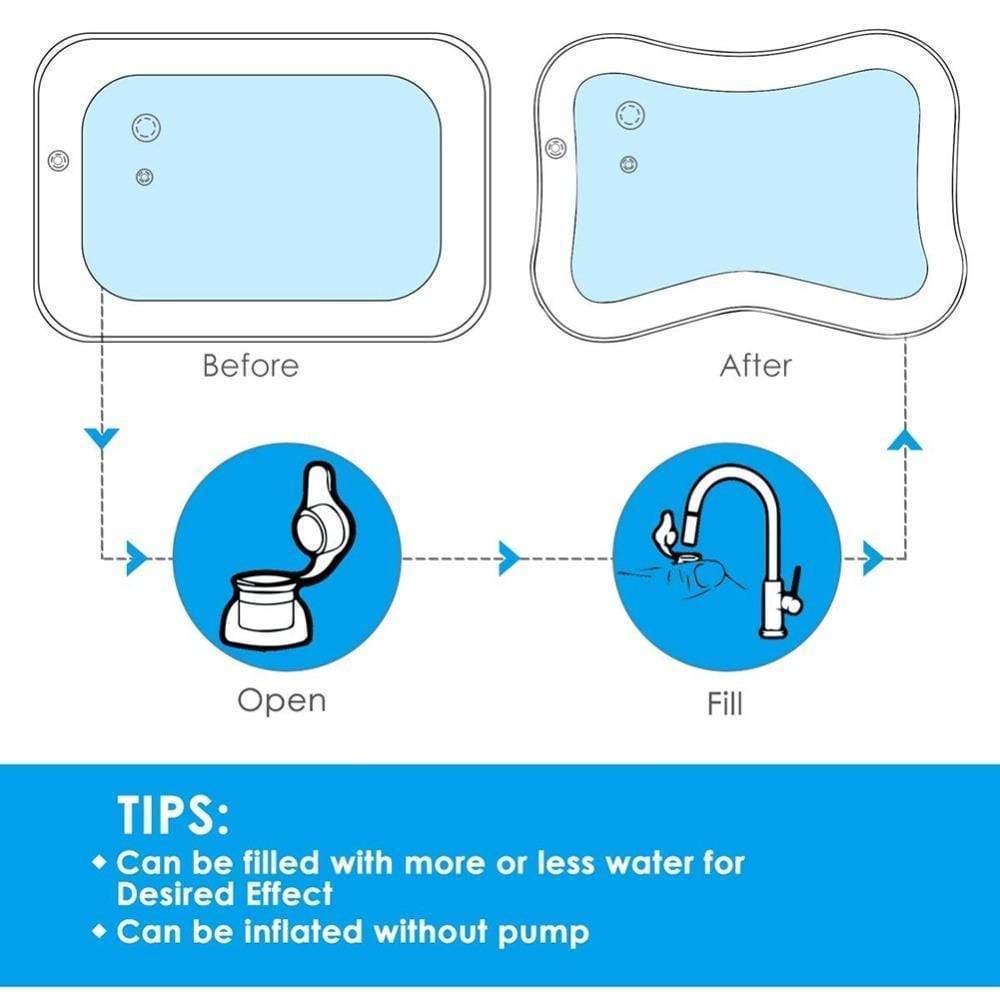Tummy Time Inflatable Water Mat for Babies