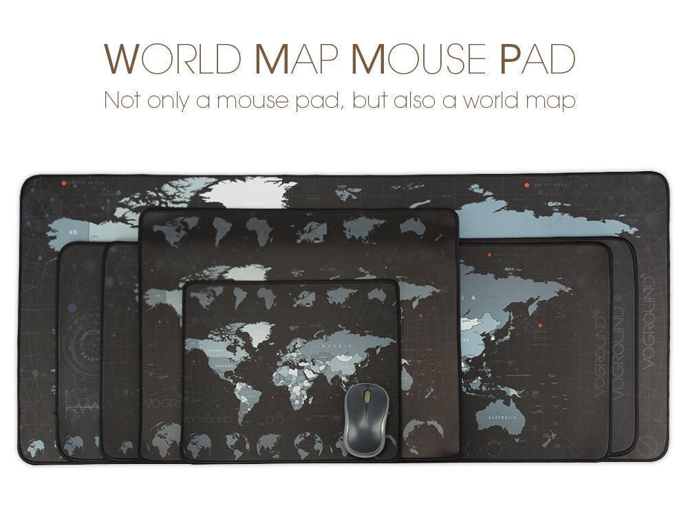 World Map Mouse Pad