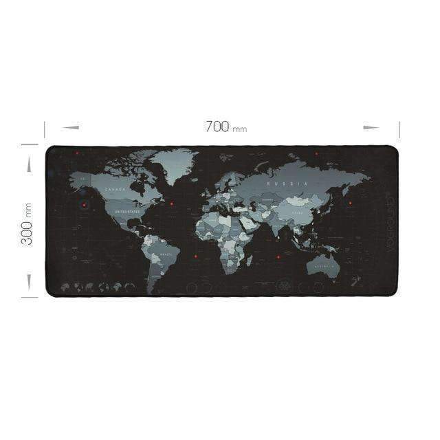 World Map Mouse Pad