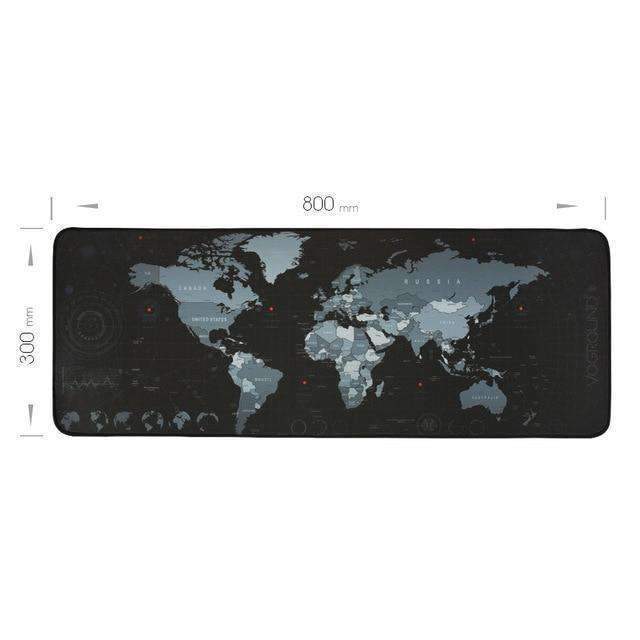 World Map Mouse Pad
