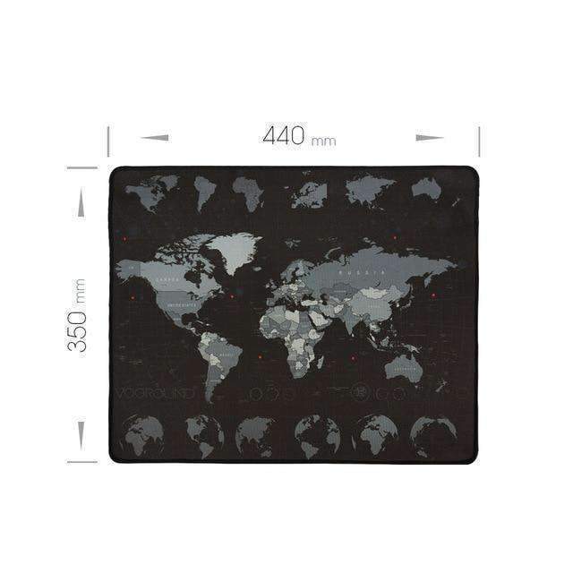 World Map Mouse Pad