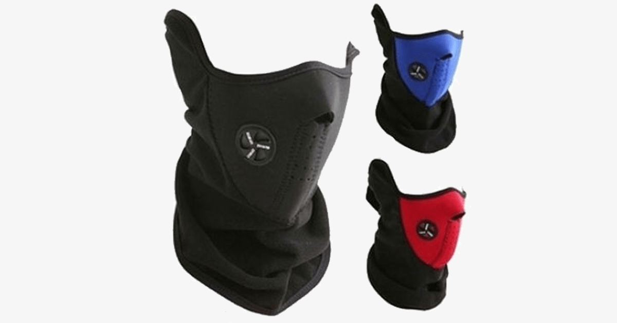 Unisex Anti Cold Fleece Ski Mask