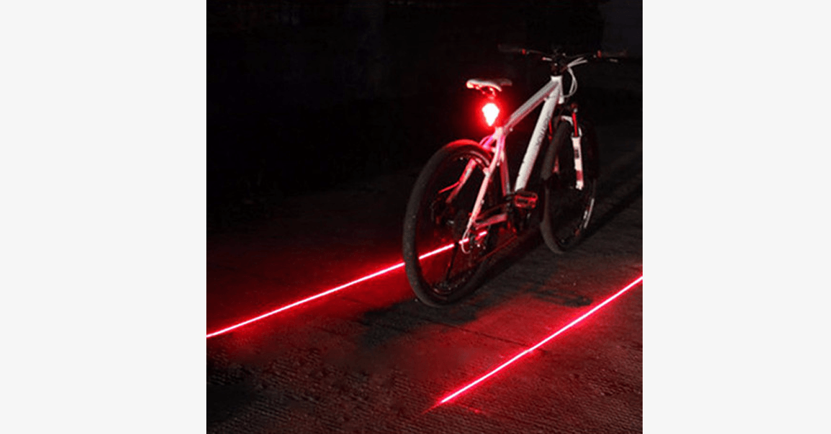 Laser LED Tail Light for Bikes – Drive in Style!