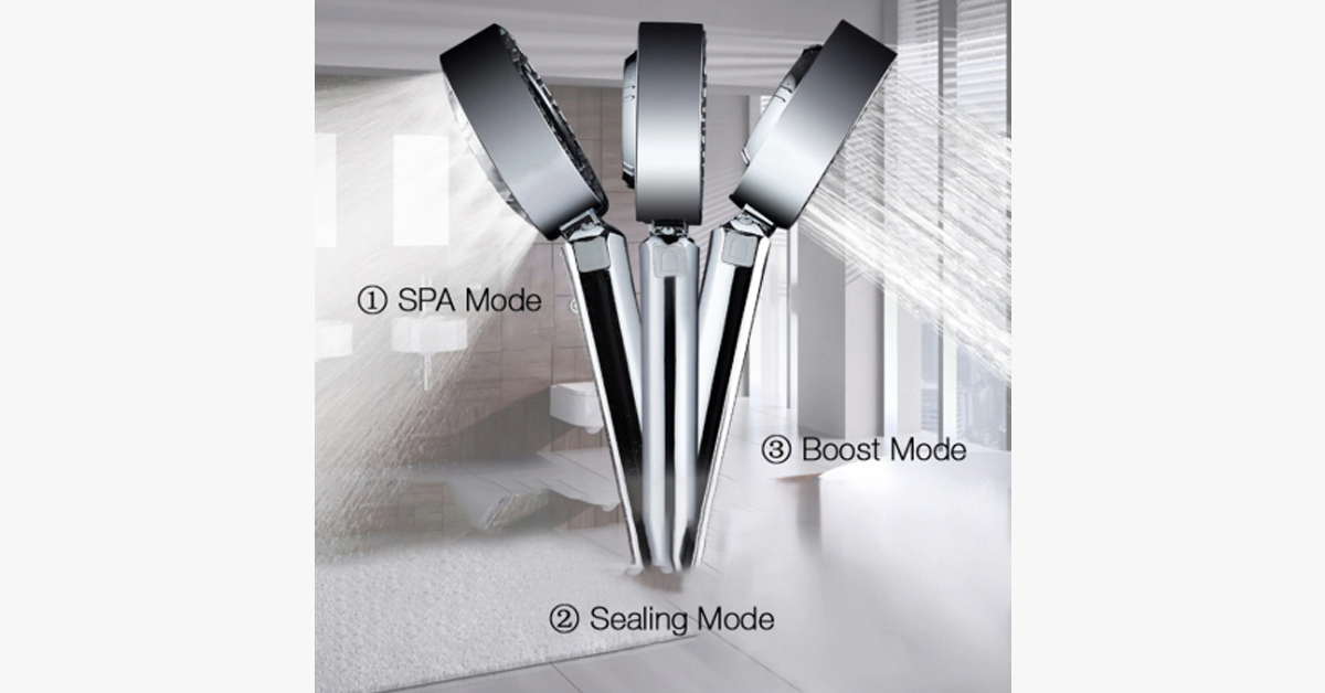 Handheld Double Sided Shower Head - For An Amazing Shower Experience