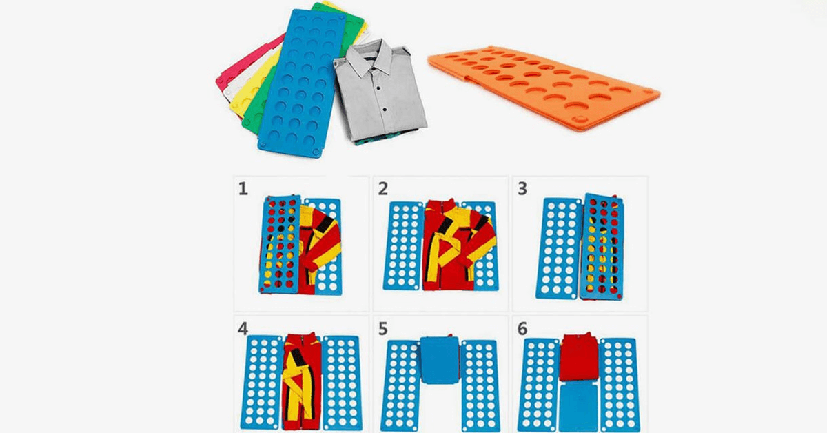 Easy Fold Closet Organizer - Folding Clothes Was Never This Easy & Fun!