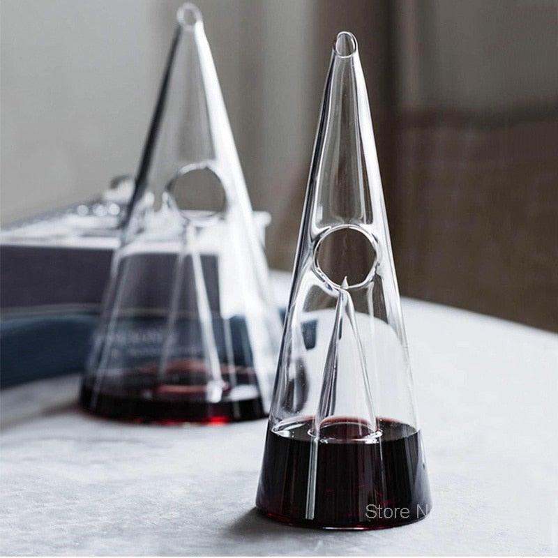 Edifice Decanter - Handmade Glass Wine Decanter