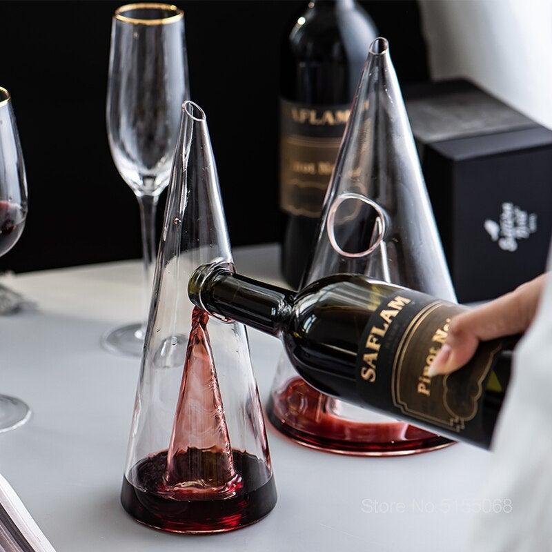 Edifice Decanter - Handmade Glass Wine Decanter