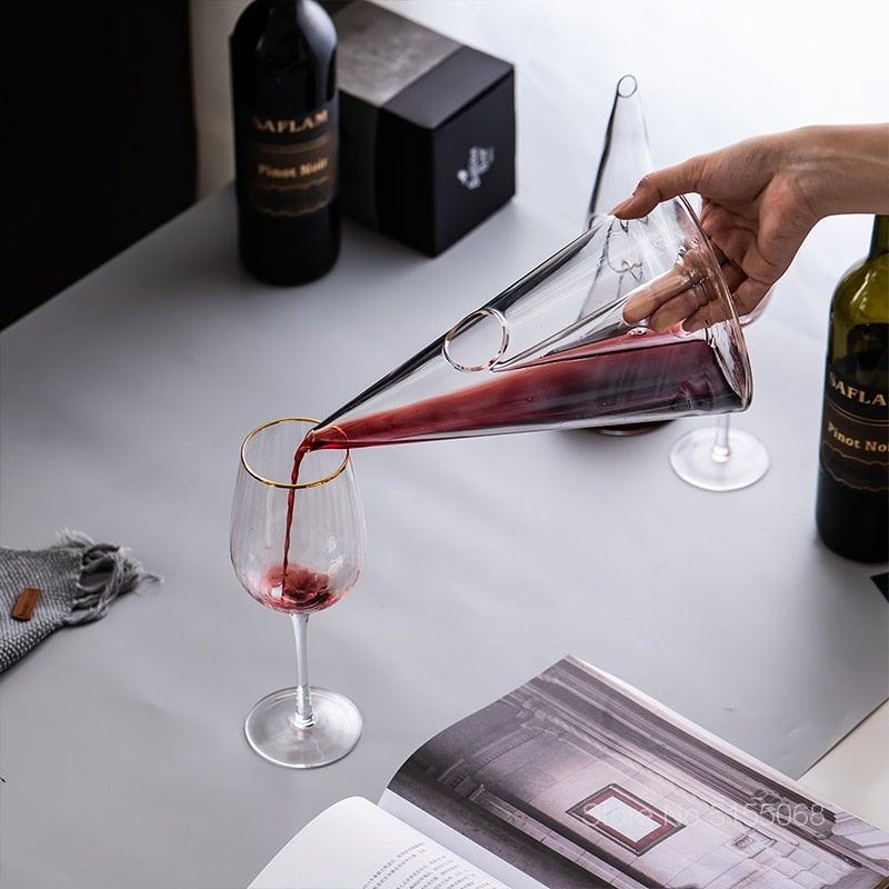 Edifice Decanter - Handmade Glass Wine Decanter