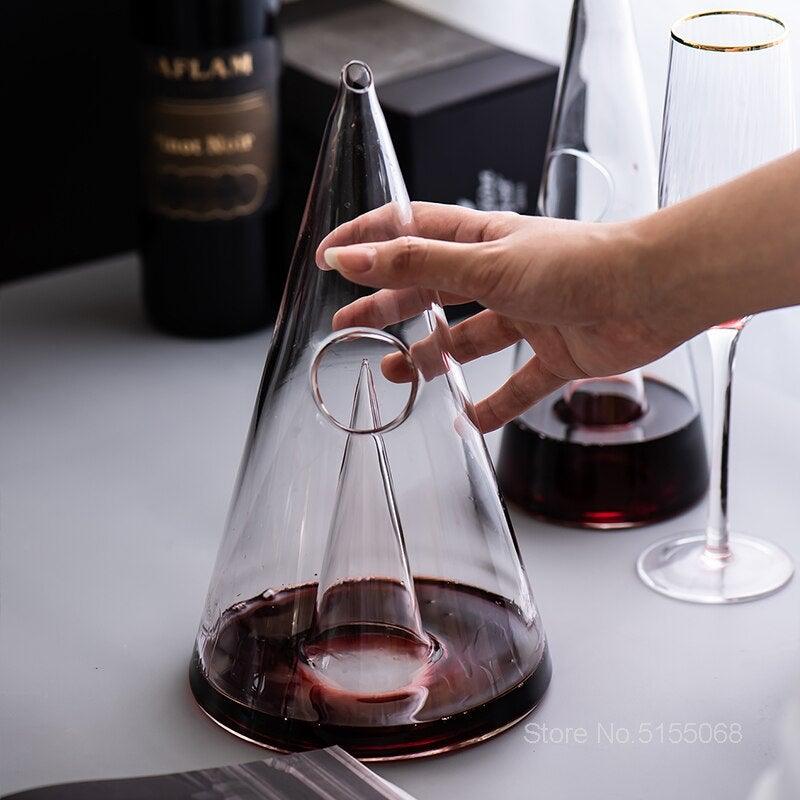 Edifice Decanter - Handmade Glass Wine Decanter