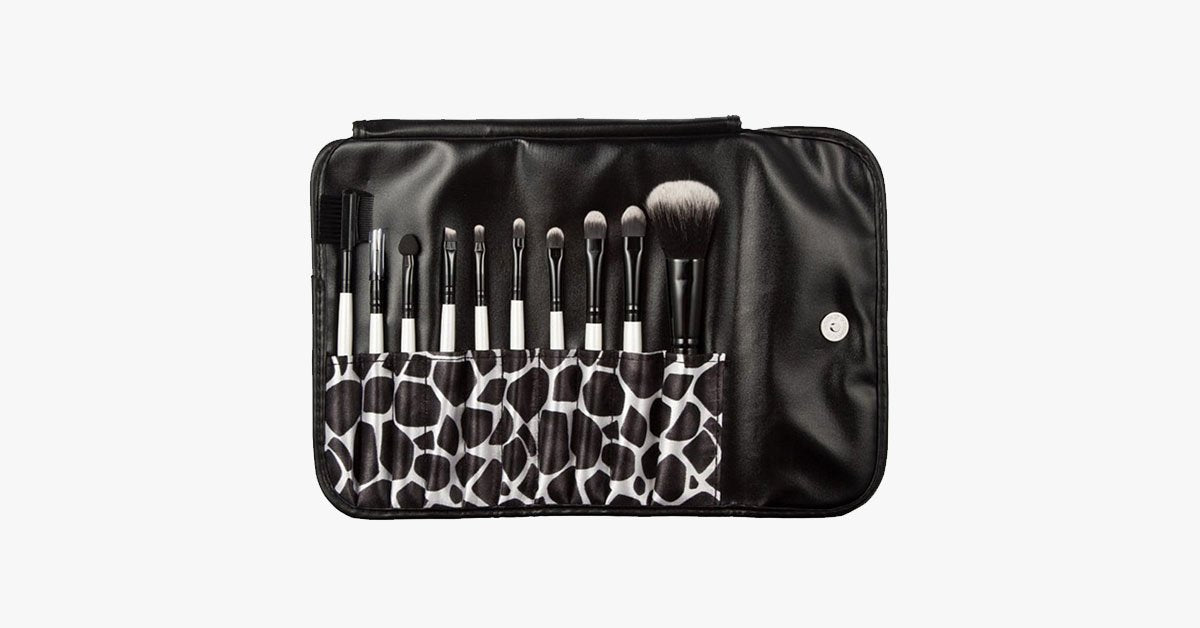 10 Piece Beauty Eye shadow Brush Kit