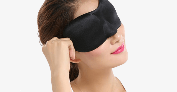 Eye Protecting Mask for Sleeping - Upgraded 3D Contoured Sleep Mask & Blindfold - Perfect Travel Eye Cover