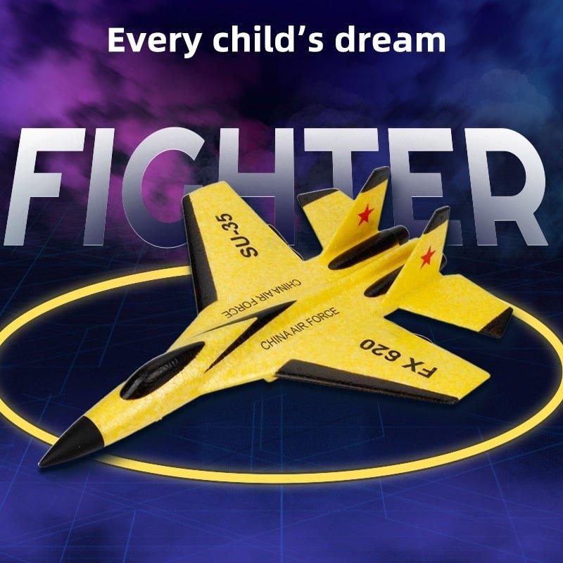 Fizzy Plane - Remote Control Fighter Hobby Plane Glider Airplane 