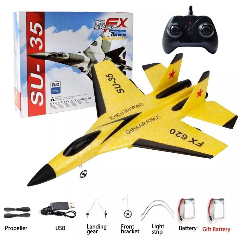 Fizzy Plane - Remote Control Fighter Hobby Plane Glider Airplane 