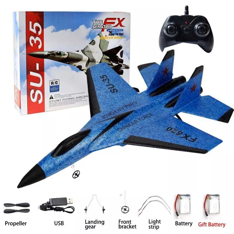 Fizzy Plane - Remote Control Fighter Hobby Plane Glider Airplane 