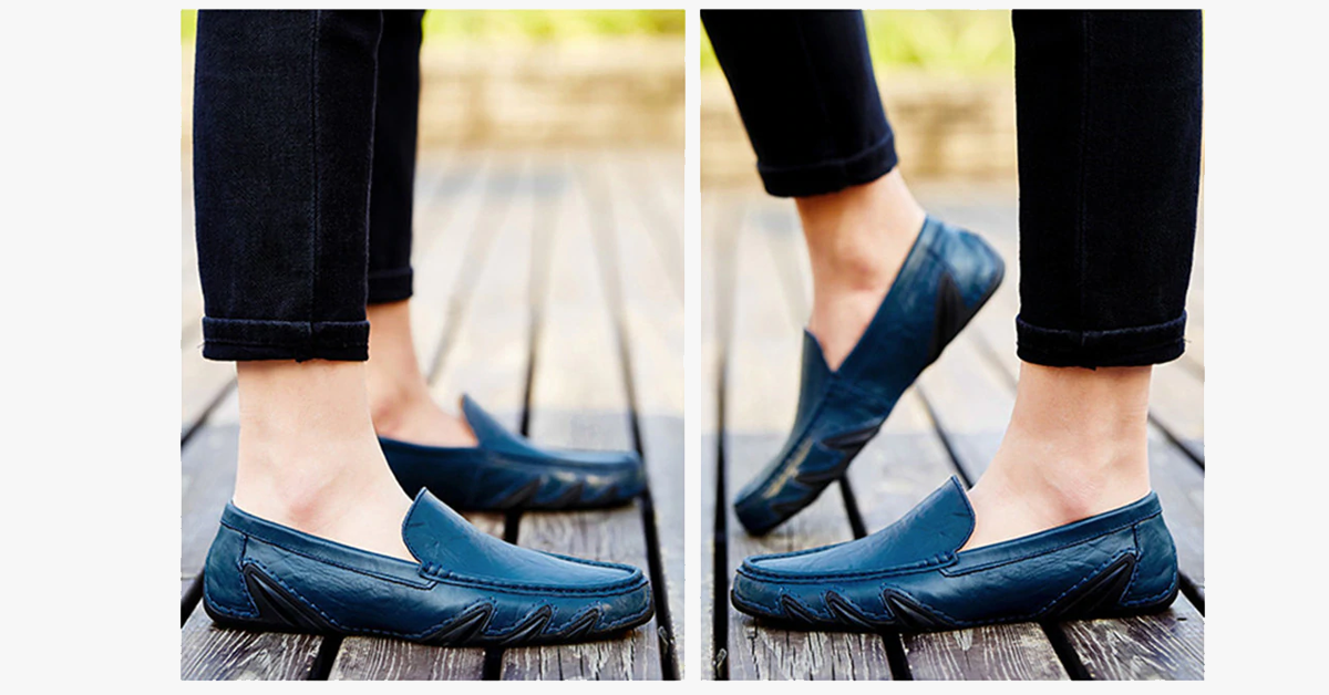 Genuine Leather Loafers Casual Wear For Men