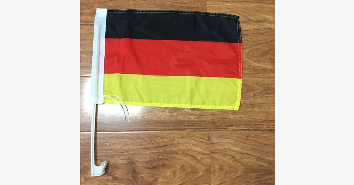 German Flag Car Window Pole Decoration – An Exhibition of Patriotism!
