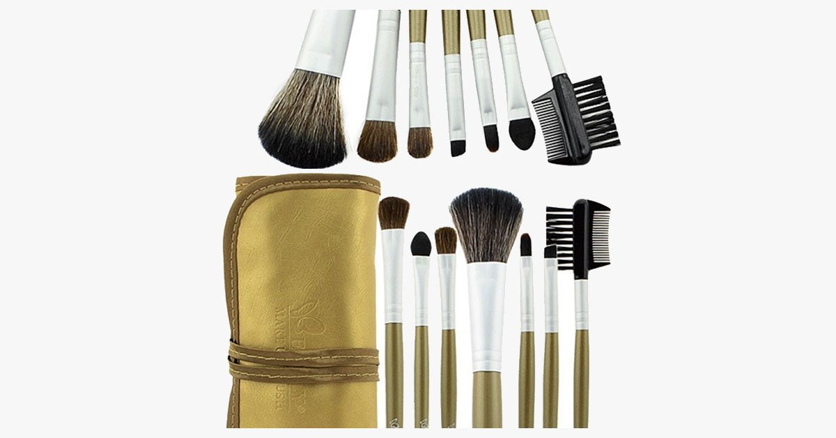 7 Piece Glamour Golden Set