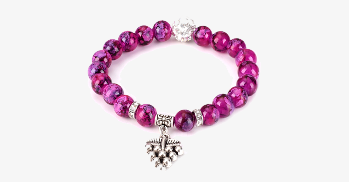 Grape Yoga Bracelet
