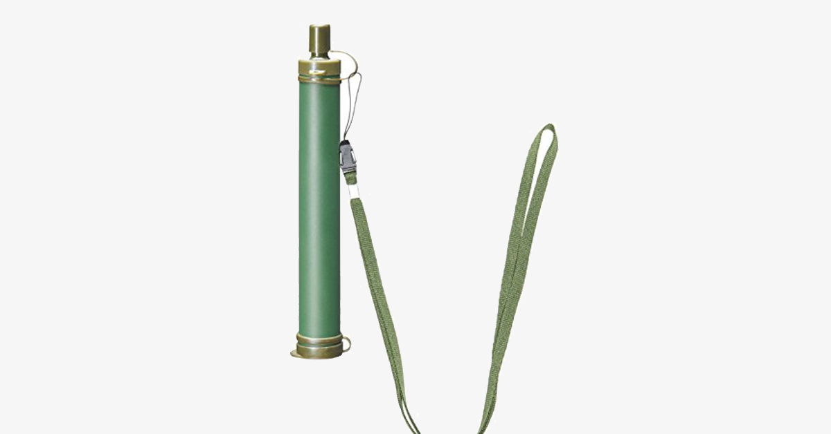 Water Purifying Filter Straw Pen - Portable for Travel & Camping!