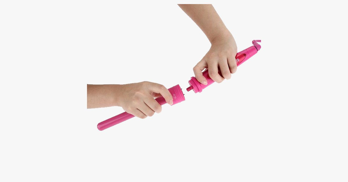 Get Saloon like Look with Curling Wand Set and Heat Resistant Glove