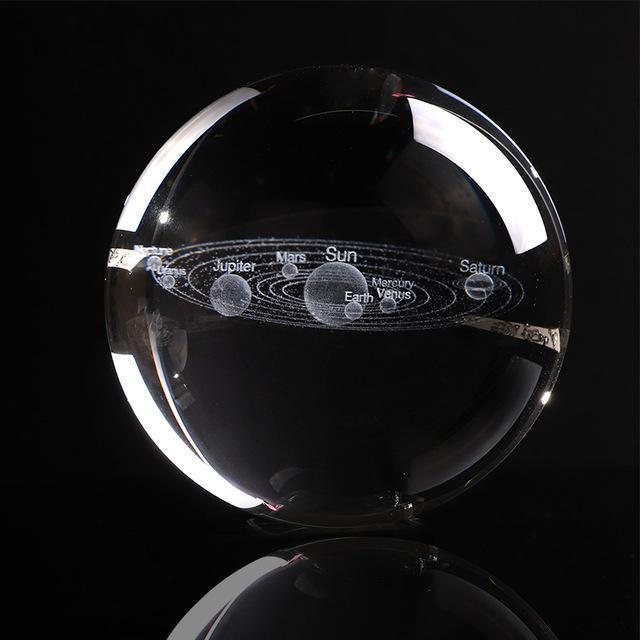 Engraved Solar System Sphere