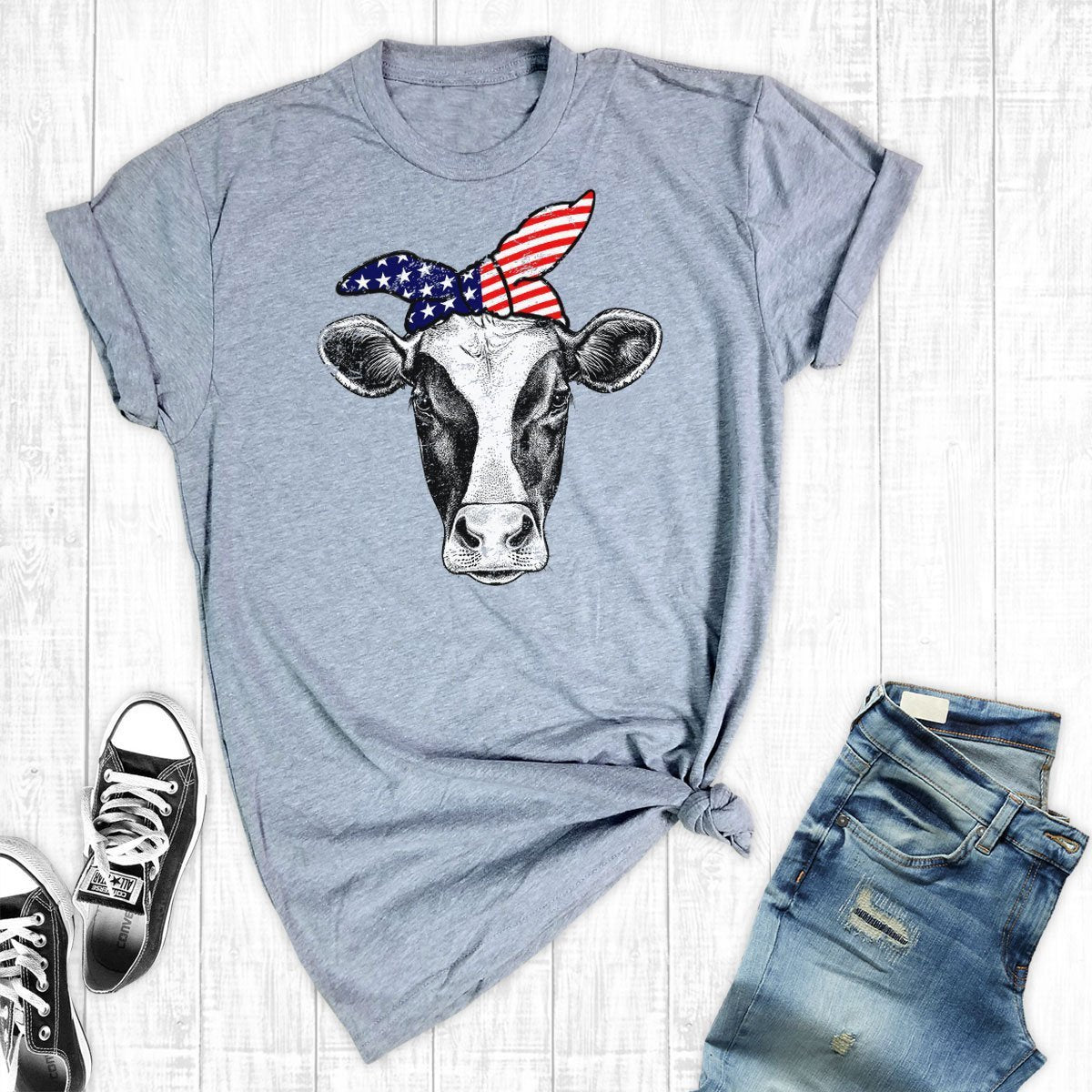 Hipster Cow T-Shirt