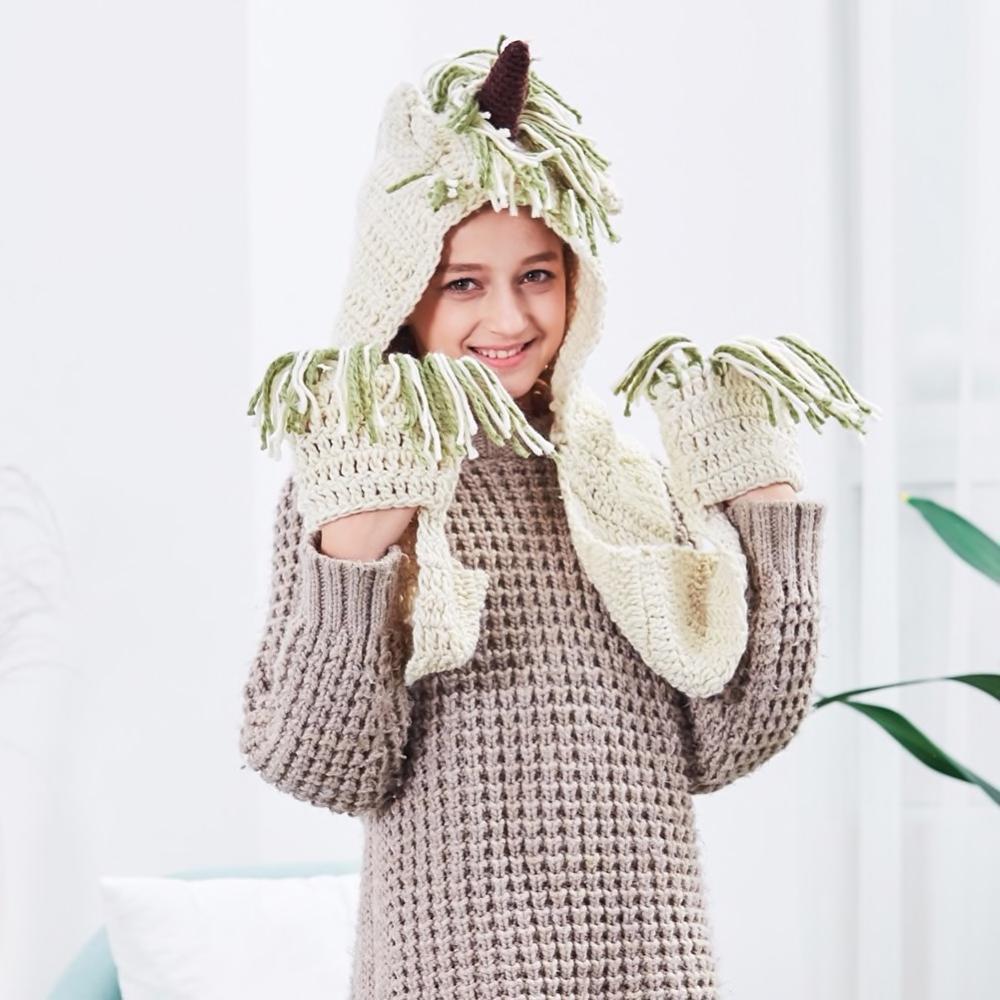 Unicorn Crochet Scarf