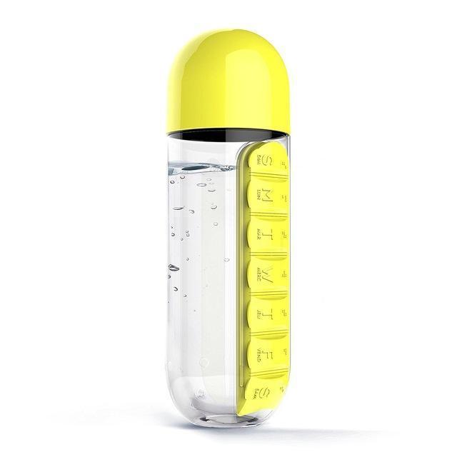 Vitamins Organizer Water Bottle