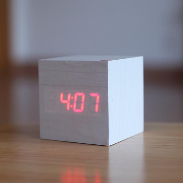 Modern Digital Wood Clock