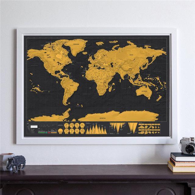 Wanderlust Scratch Off Map
