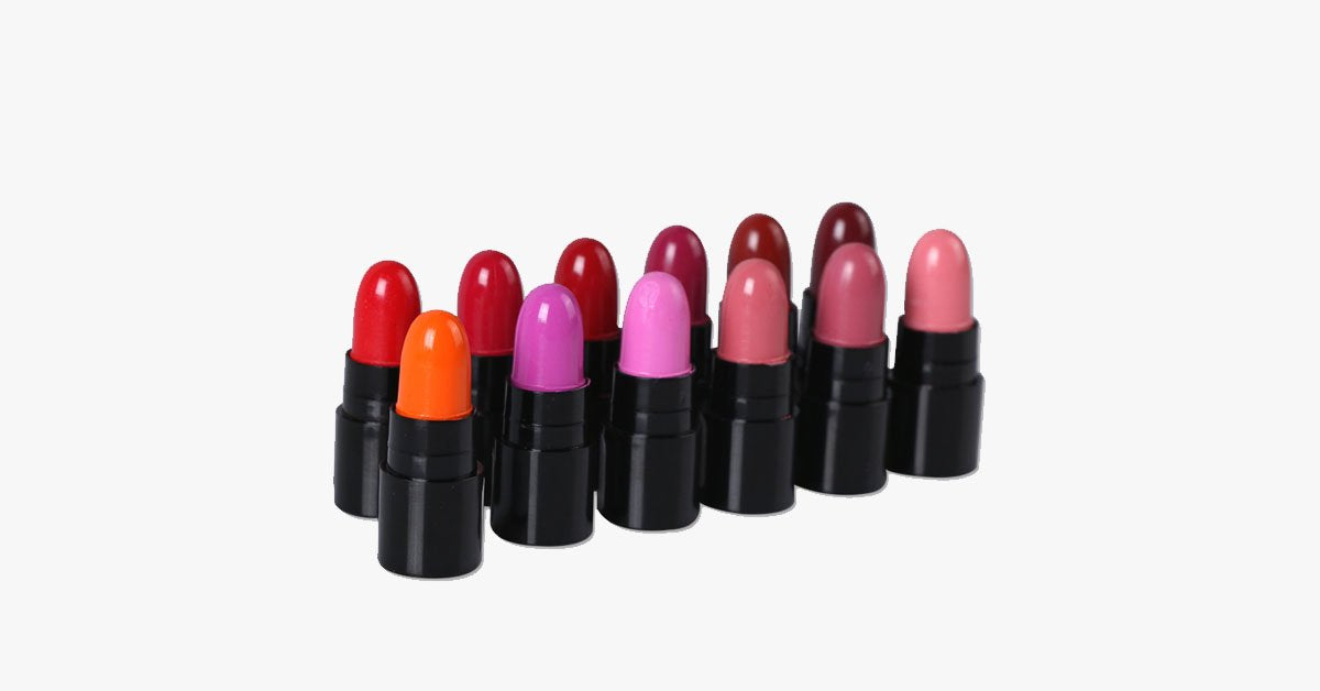 12 Color Lipstick Set – Gets You Ready for Any Occasion