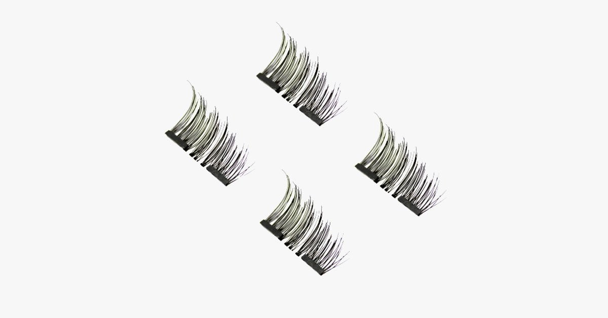 3D Reusable Magnetic Eyelashes – Make Your Eyelashes Look Spectacular (2 Pack)