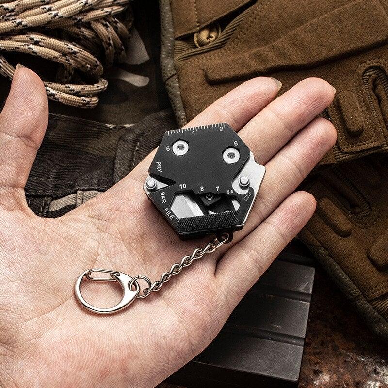 Multifunctional Survival Tool Key Chain