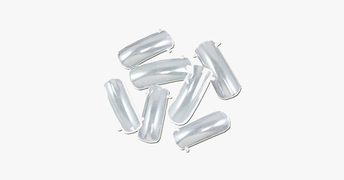 12pcs Dual Forms Nail Mold for Acrylic & Gel Nail All Sizes