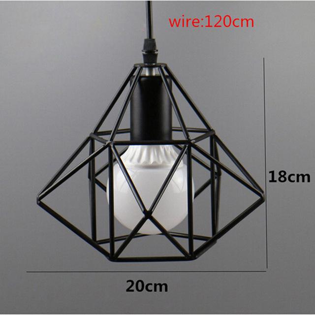 Geometric Metal Cage Pendant