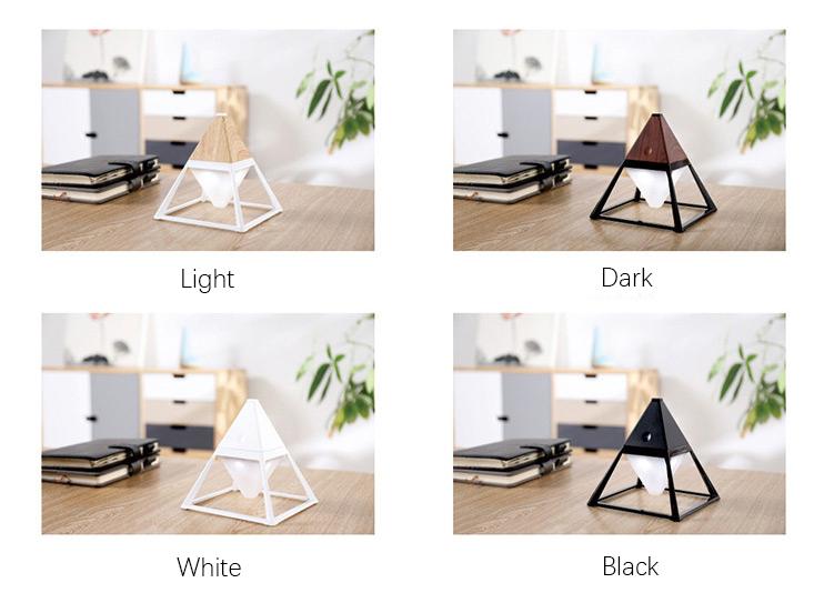 Pyramid-inspired USB Table Lamp to Enhance Your Interior - When Modern Convenience Meets Retro Chic