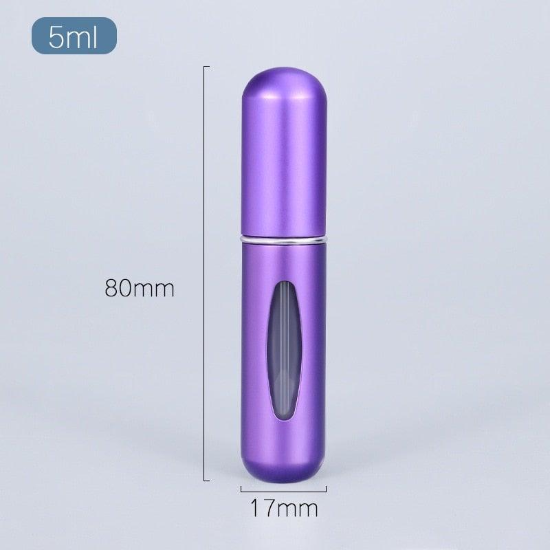 Perfume Atomizer - Portable Mini Refillable Perfume Bottle With Spray