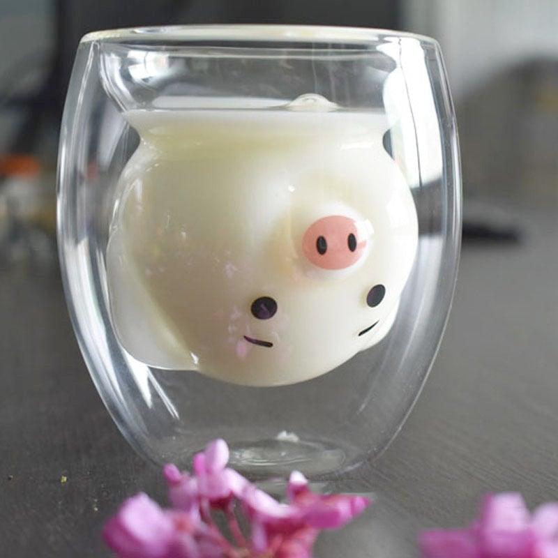 Piggy Glass - Heat Resistant Glass