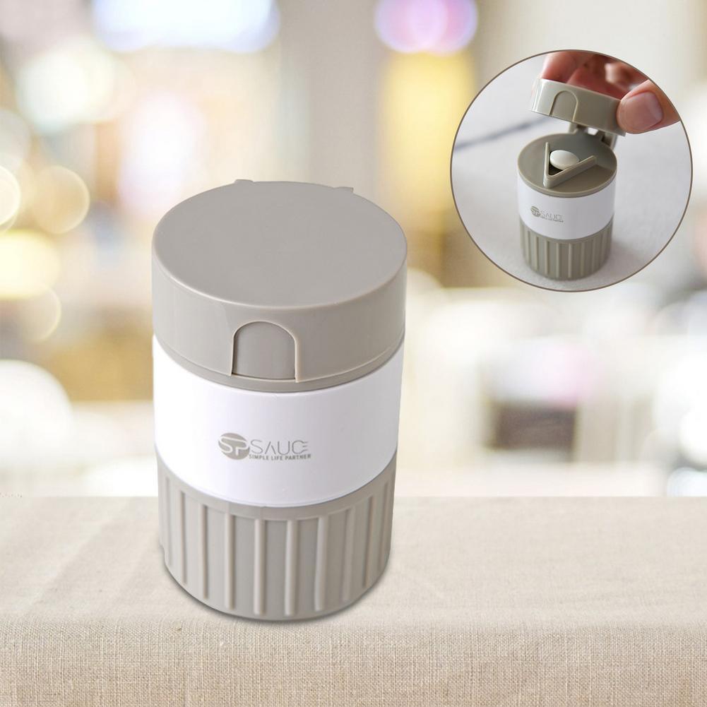 4 in 1 Pill Case Cutter Crusher