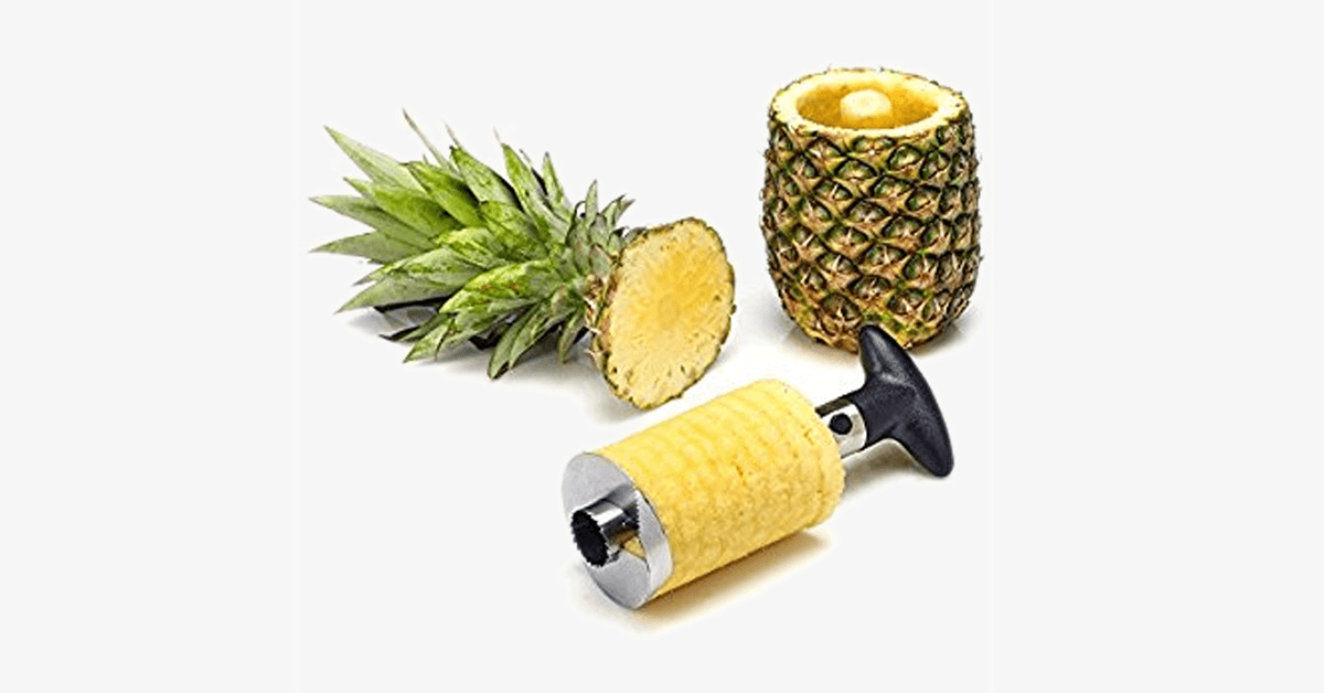 Stainless Steel Pineapple Slicer - Your kitchen’s best friend!
