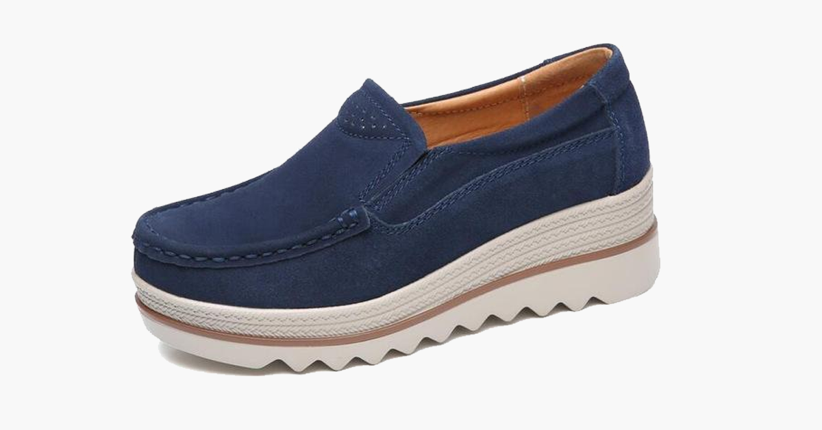Comfy Slip-On Platform Shoes