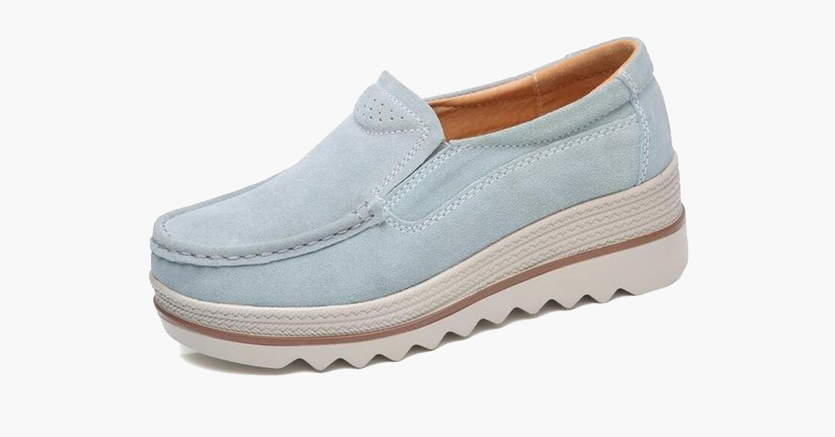 Comfy Slip-On Platform Shoes
