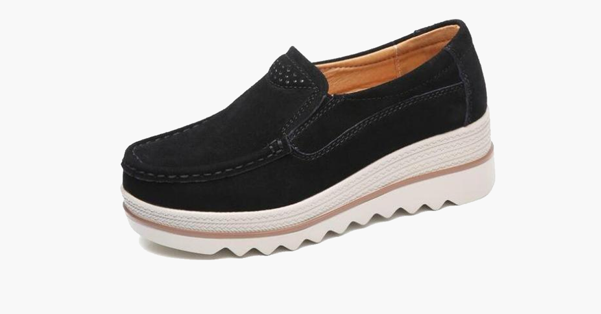 Comfy Slip-On Platform Shoes
